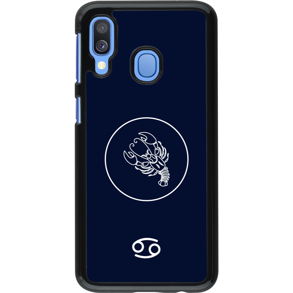 Samsung Galaxy A40 Case Hülle - Astrologie Krebs