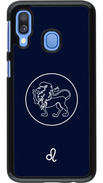 Samsung Galaxy A40 Case Hülle - Astrologie Löwe