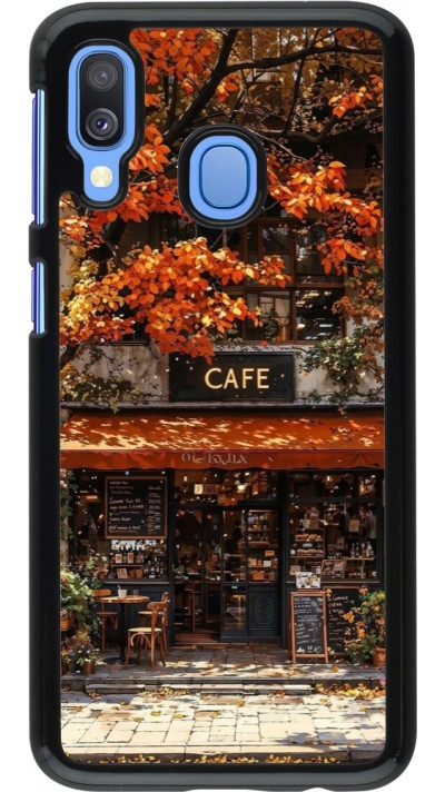 Coque Samsung Galaxy A40 - Autumn 25 Coffee shop