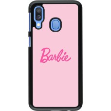 Samsung Galaxy A40 Case Hülle - Barbie Text