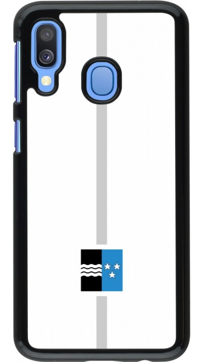 Coque Samsung Galaxy A40 - Canton AG blanc