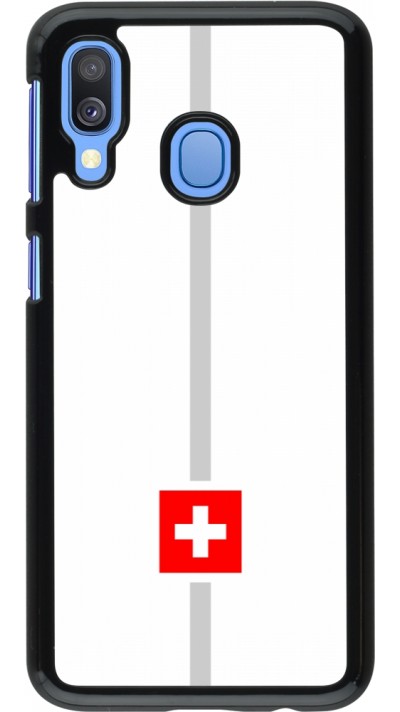 Coque Samsung Galaxy A40 - Canton CH blanc