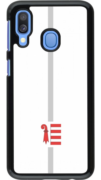 Coque Samsung Galaxy A40 - Canton JU blanc