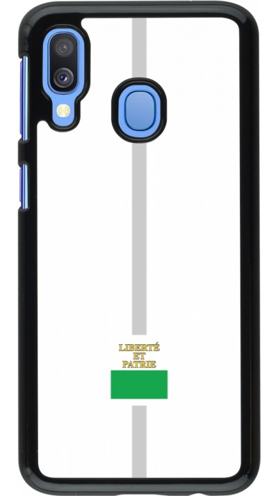 Coque Samsung Galaxy A40 - Canton VD blanc