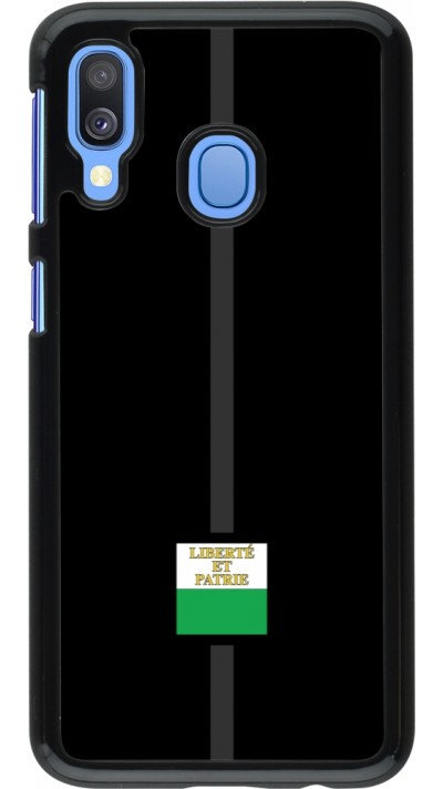 Coque Samsung Galaxy A40 - Canton VD noir