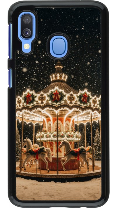 Samsung Galaxy A40 Case Hülle - Christmas 25 Carousel