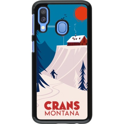 Samsung Galaxy A40 Case Hülle - Crans-Montana Cabane