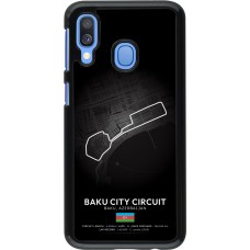 Samsung Galaxy A40 Case Hülle - F1 Track 2025 Azerbaijan