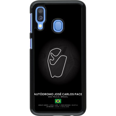 Samsung Galaxy A40 Case Hülle - F1 Track 2025 Brazil