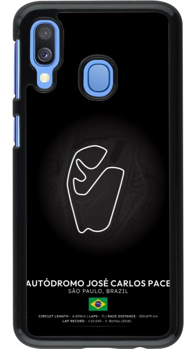 Samsung Galaxy A40 Case Hülle - F1 Track 2025 Brazil