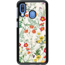Samsung Galaxy A40 Case Hülle - Flora Botanical Wildlife