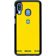 Samsung Galaxy A40 Case Hülle - Brasilien 2026 personalisierbares Fussballtrikot