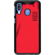 Samsung Galaxy A40 Case Hülle - Südkorea 2022 personalisierbares Fussballtrikot