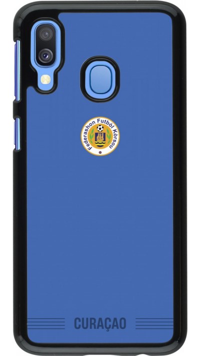 Coque Samsung Galaxy A40 - Maillot de football Curaçao 2026 personnalisable