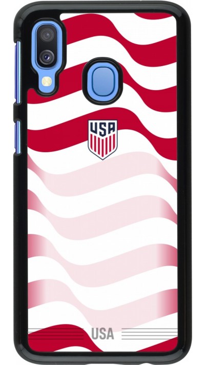 Coque Samsung Galaxy A40 - Maillot de football États-Unis 2026 personnalisable