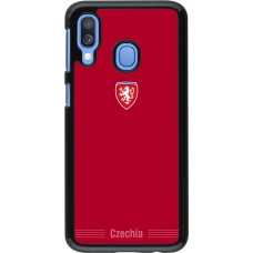 Coque Samsung Galaxy A40 - Maillot de football Répuplique Tchèque 2026 personnalisable