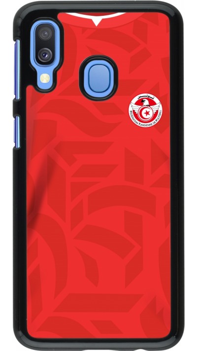 Samsung Galaxy A40 Case Hülle - Tunesien 2022 personalisierbares Fussballtrikot