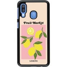 Samsung Galaxy A40 Case Hülle - Fruit market lemons 2026