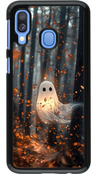Samsung Galaxy A40 Case Hülle - Halloween 2025 Ghost in the forest