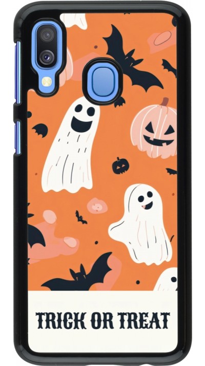 Samsung Galaxy A40 Case Hülle - Halloween 2025 Trick treat