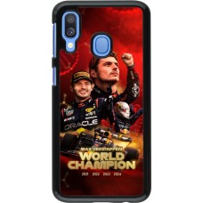 Samsung Galaxy A40 Case Hülle - Max Verstappen Champion 2023