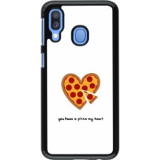 Samsung Galaxy A40 Case Hülle - Saint Valentines Day 26 You have my pizza heart