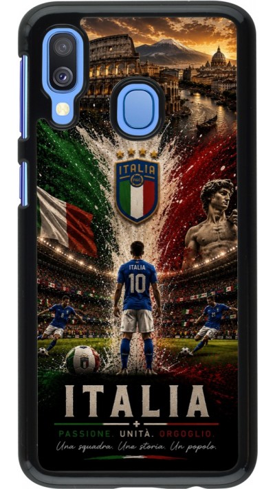Coque Samsung Galaxy A40 - Football Italie splash 2026