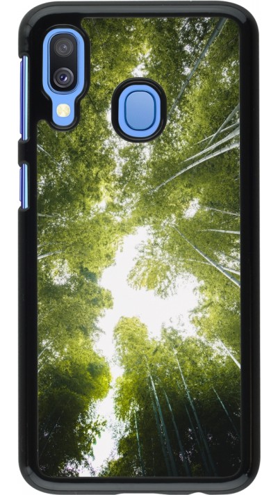 Samsung Galaxy A40 Case Hülle - Spring 23 forest blue sky