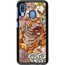 Samsung Galaxy A40 Case Hülle - Spring 23 japanese tiger