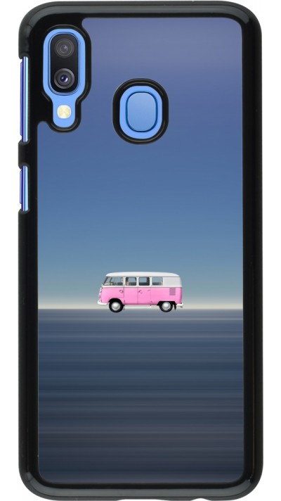 Samsung Galaxy A40 Case Hülle - Spring 23 pink bus