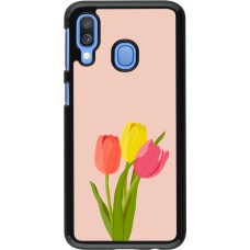 Samsung Galaxy A40 Case Hülle - Spring 23 tulip trio