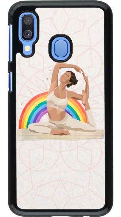 Samsung Galaxy A40 Case Hülle - Spring 23 yoga vibe