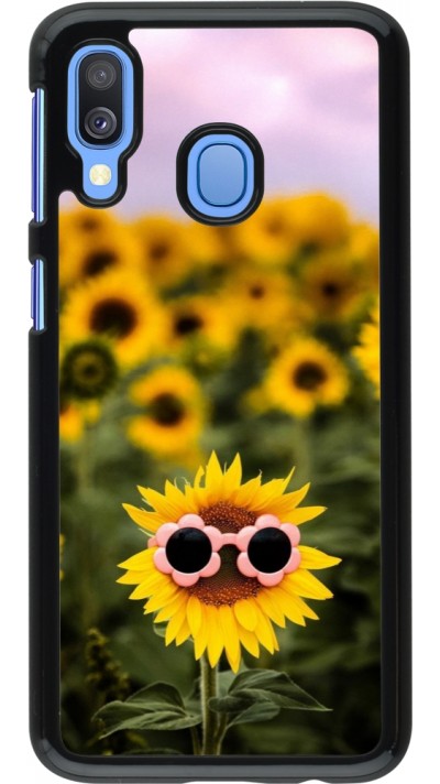 Coque Samsung Galaxy A40 - Sunflower with glasses Spring 2026