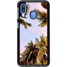 Samsung Galaxy A40 Case Hülle - Summer 2023 palm tree vibe