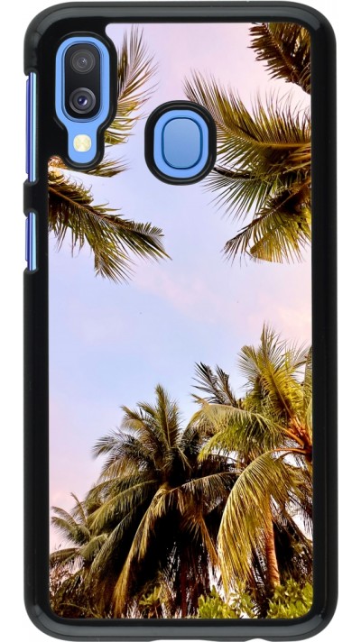 Samsung Galaxy A40 Case Hülle - Summer 2023 palm tree vibe
