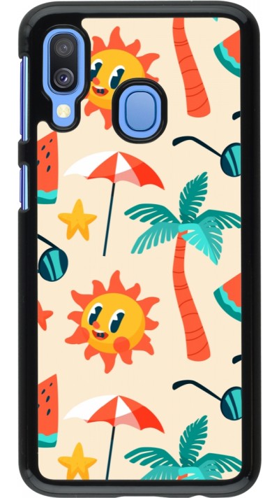 Samsung Galaxy A40 Case Hülle - Summer 2025 Pattern soleil