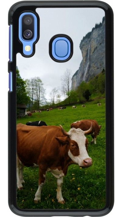 Coque Samsung Galaxy A40 - Fête Nationale Suisse Vaches