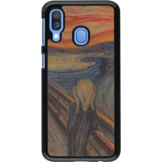 Samsung Galaxy A40 Case Hülle - Kunstbild - Der Schrei - Edvard Munch