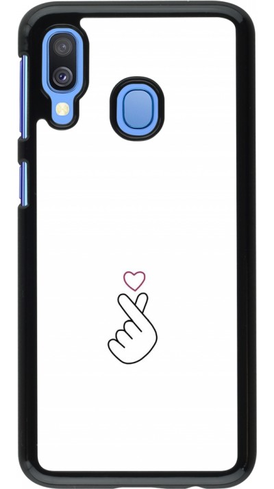 Samsung Galaxy A40 Case Hülle - Valentine 2024 heart by Millennials