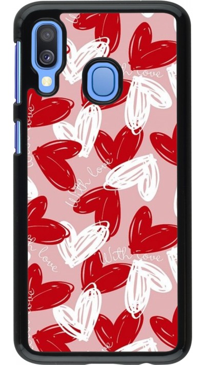 Samsung Galaxy A40 Case Hülle - Valentine 2024 with love heart