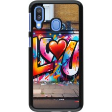 Samsung Galaxy A40 Case Hülle - Valentin 2025 Liebe U Tag