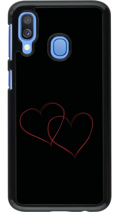 Samsung Galaxy A40 Case Hülle - Valentine 2023 attached heart