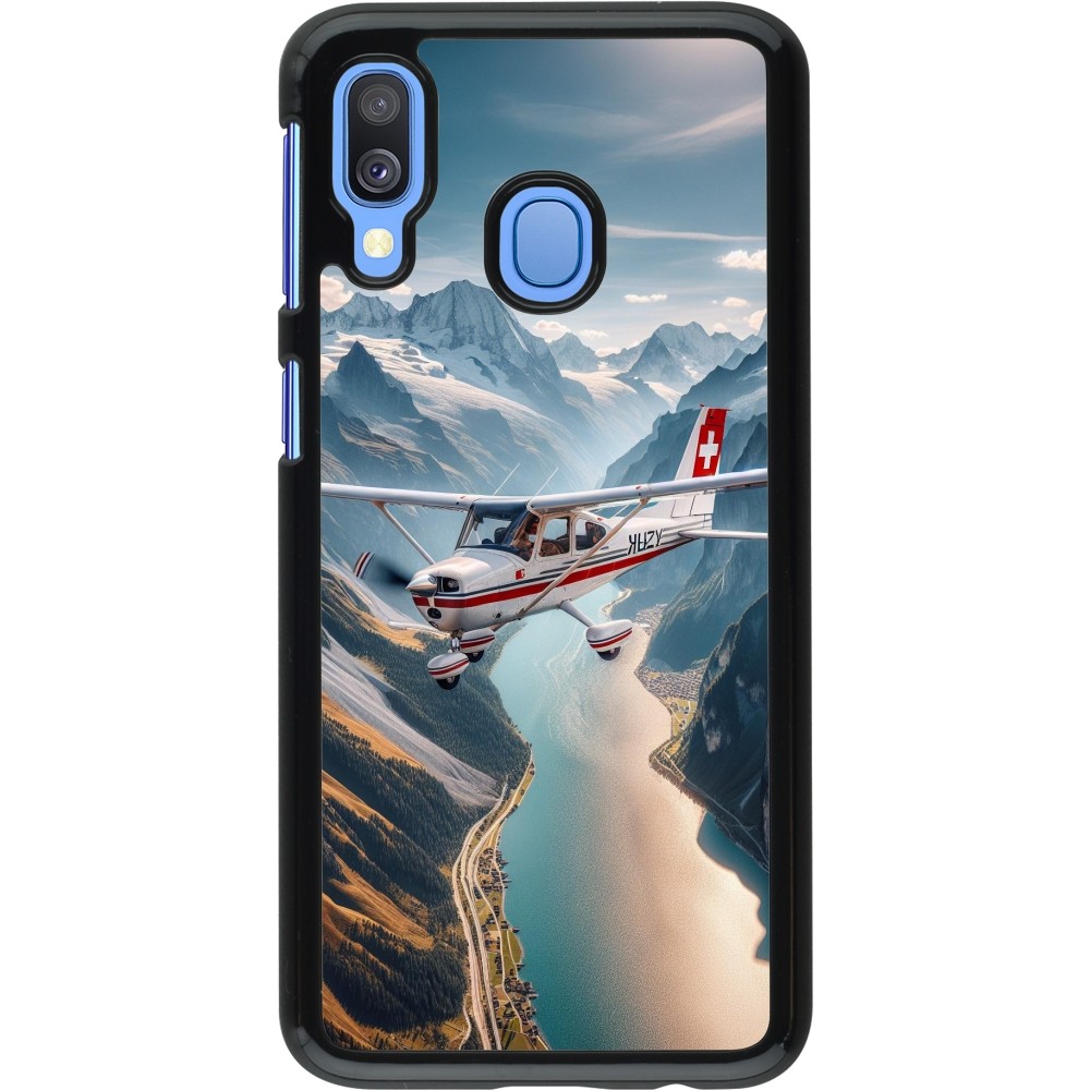 Samsung Galaxy A40 Case Hülle - Schweizer Alpenflug