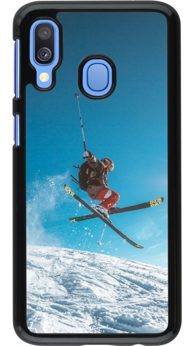 Samsung Galaxy A40 Case Hülle - Winter 22 Ski Jump