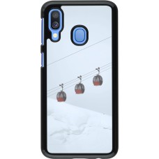 Samsung Galaxy A40 Case Hülle - Winter 22 ski lift