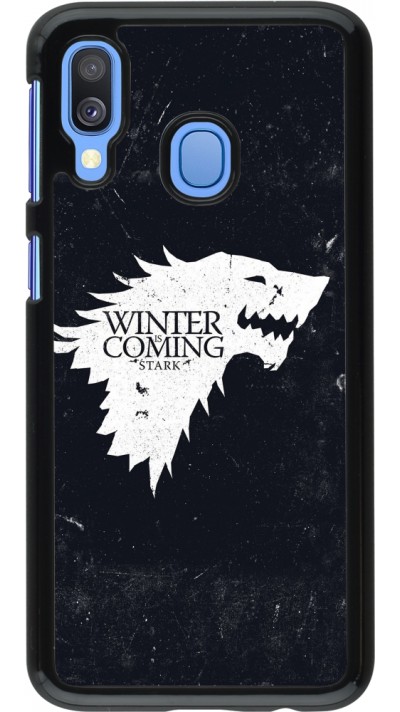 Samsung Galaxy A40 Case Hülle - Winter is coming Stark