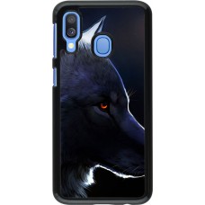 Hülle Samsung Galaxy A40 - Wolf Shape