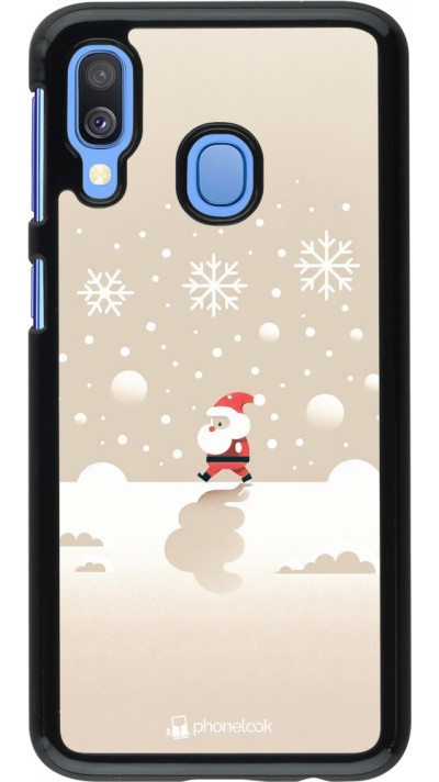 Samsung Galaxy A40 Case Hülle - Weihnachten 2023 Minimalistischer Weihnachtsmann