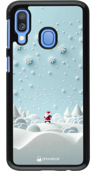 Samsung Galaxy A40 Case Hülle - Weihnachten 2023 Kleiner Vater Schneeflocke