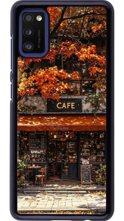 Samsung Galaxy A41 Case Hülle - Autumn 25 Coffee shop
